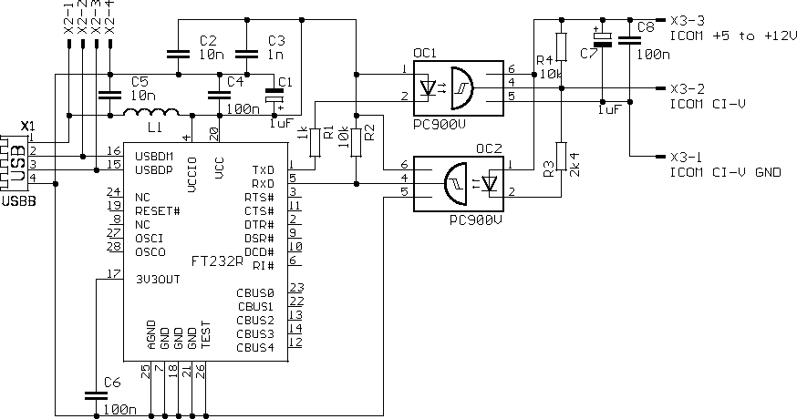 CI-V interface - Tučňák Wiki 12v microphone wiring diagram schematic 